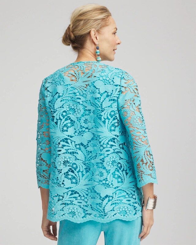 Travelers Collection Lace Jacket - image 3